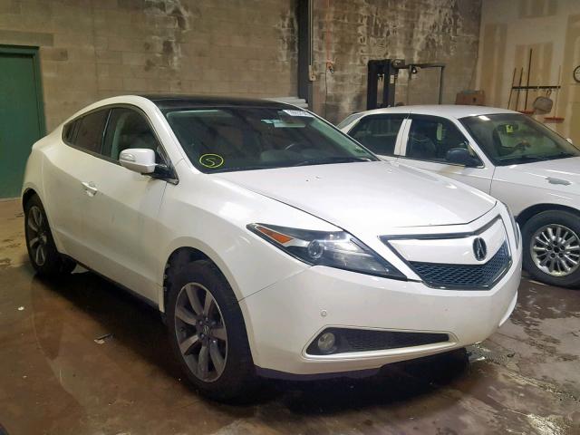 2HNYB1H66DH500364 - 2013 ACURA ZDX WHITE photo 1