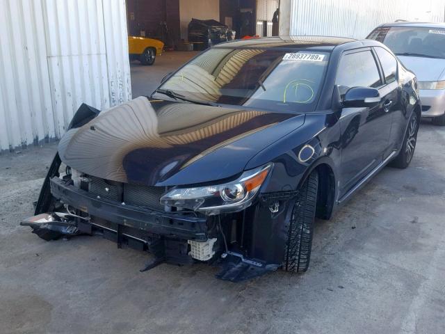 JTKJF5C70FJ013478 - 2015 TOYOTA SCION TC BLACK photo 2