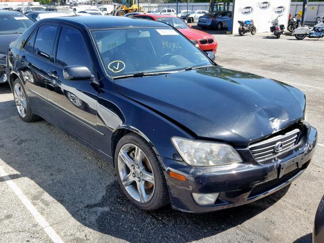 JTHBD182910030185 - 2001 LEXUS IS 300 BLACK photo 1