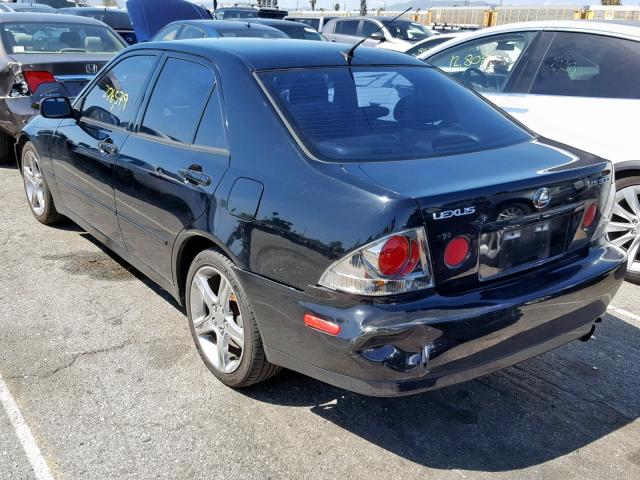 JTHBD182910030185 - 2001 LEXUS IS 300 BLACK photo 3