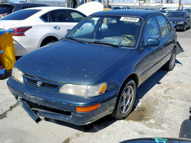 1NXBB02E0TZ412049 - 1996 TOYOTA COROLLA DX GREEN photo 2