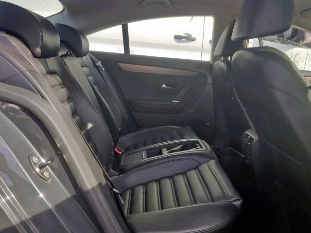 WVWHN7AN1CE509626 - 2012 VOLKSWAGEN CC LUXURY GRAY photo 6