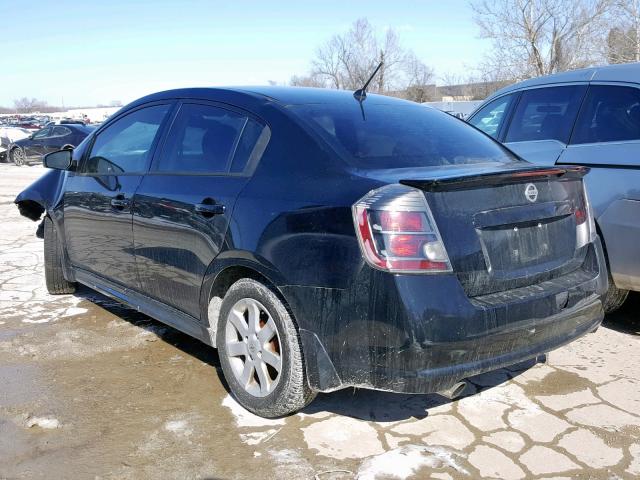 3N1AB6AP1BL674793 - 2011 NISSAN SENTRA 2.0 BLACK photo 3