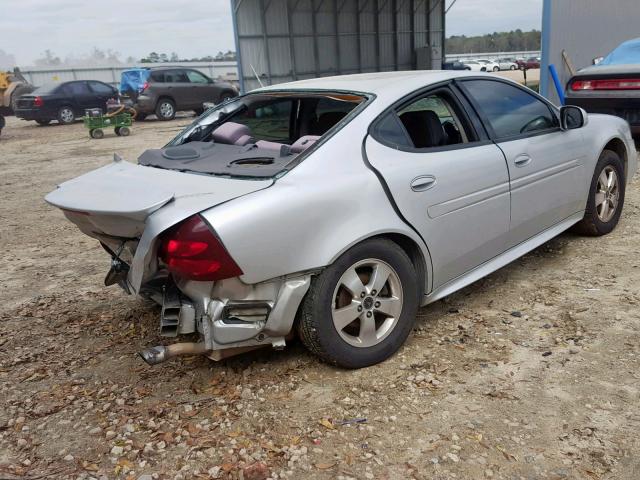 2G2WP522151316461 - 2005 PONTIAC GRAND PRIX SILVER photo 4