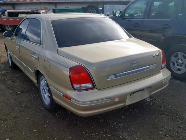 KMHFU45E23A252238 - 2003 HYUNDAI XG 350 GOLD photo 3