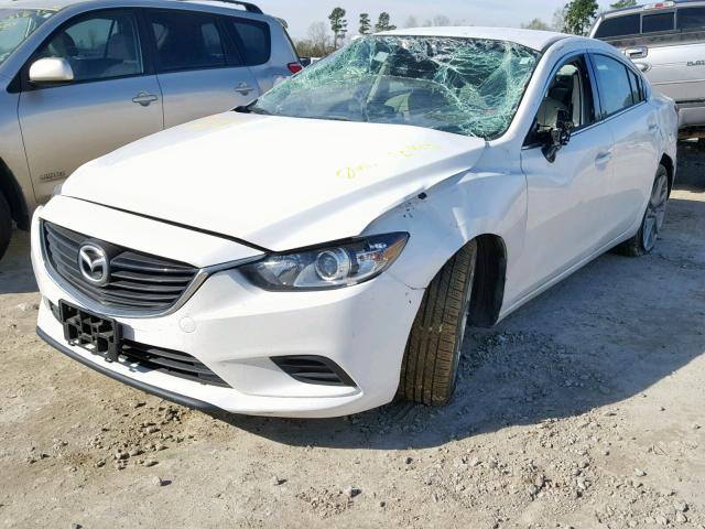 JM1GL1V59H1113189 - 2017 MAZDA 6 TOURING WHITE photo 2