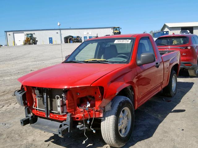 1GCCS249988225123 - 2008 CHEVROLET COLORADO L RED photo 2