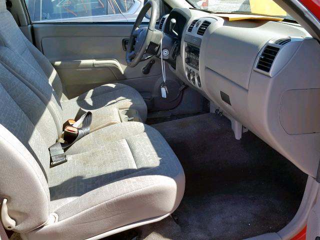 1GCCS249988225123 - 2008 CHEVROLET COLORADO L RED photo 5