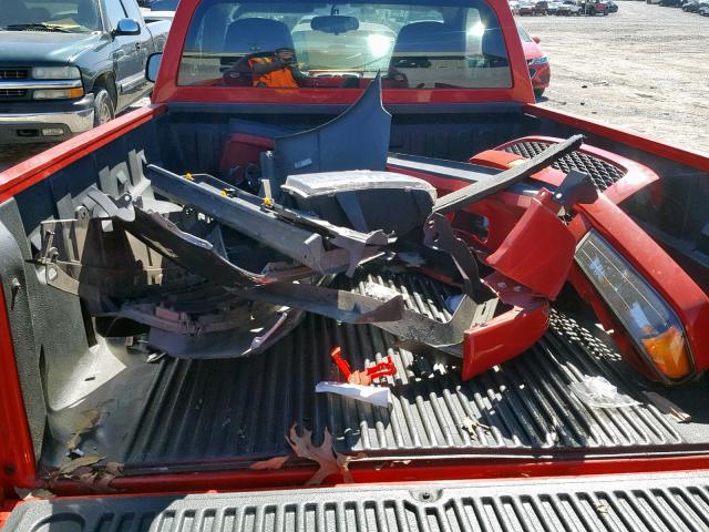 1GCCS249988225123 - 2008 CHEVROLET COLORADO L RED photo 6