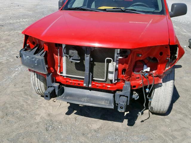 1GCCS249988225123 - 2008 CHEVROLET COLORADO L RED photo 9
