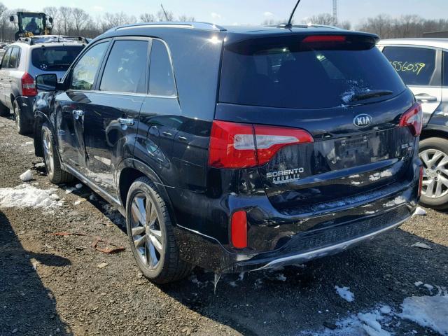 5XYKWDA71EG440899 - 2014 KIA SORENTO SX BLACK photo 3