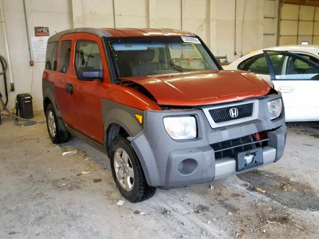 5J6YH185X3L020707 - 2003 HONDA ELEMENT EX ORANGE photo 1