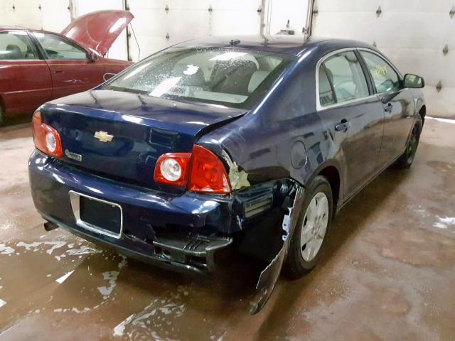 1G1ZG57B784243972 - 2008 CHEVROLET MALIBU LS BLUE photo 4