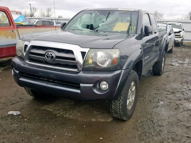 5TETU62N19Z671087 - 2009 TOYOTA TACOMA PRE CHARCOAL photo 2