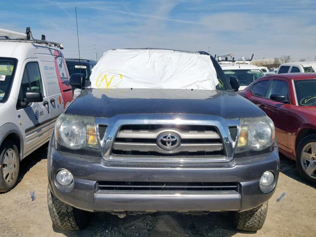 5TETU62N19Z671087 - 2009 TOYOTA TACOMA PRE CHARCOAL photo 9