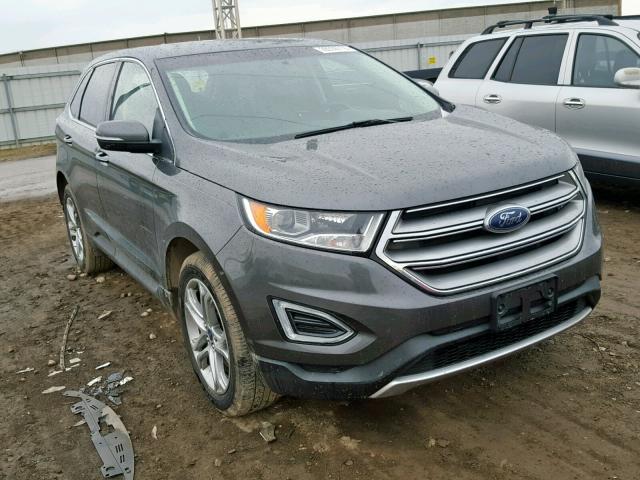 2FMPK4K94GBB22974 - 2016 FORD EDGE TITAN GRAY photo 1