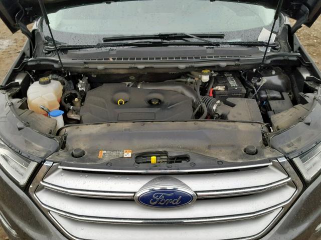 2FMPK4K94GBB22974 - 2016 FORD EDGE TITAN GRAY photo 7