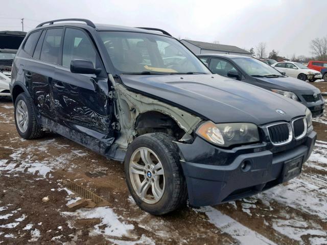 WBXPA93485WD21728 - 2005 BMW X3 3.0I BLACK photo 1