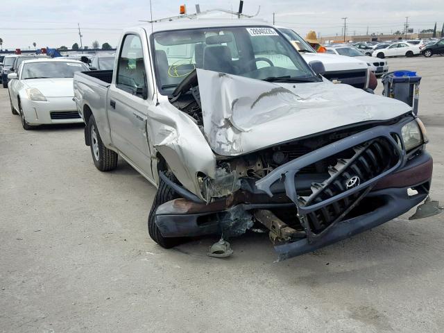 5TENL42N14Z368710 - 2004 TOYOTA TACOMA SILVER photo 1