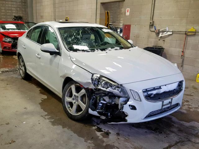 YV1612FS1D1220785 - 2013 VOLVO S60 T5 WHITE photo 1