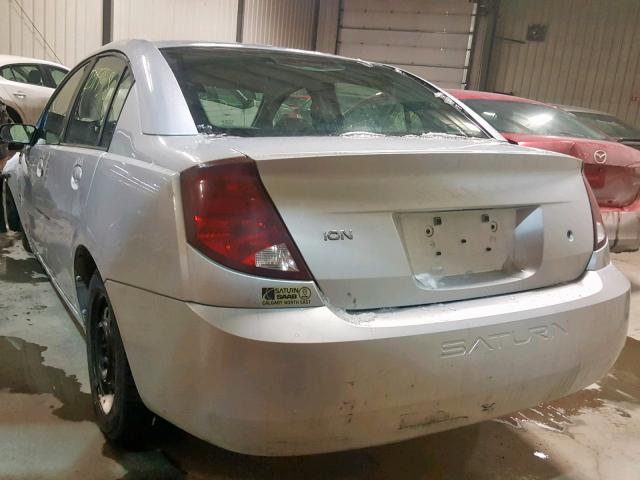 1G8AJ55F16Z151455 - 2006 SATURN ION LEVEL SILVER photo 3