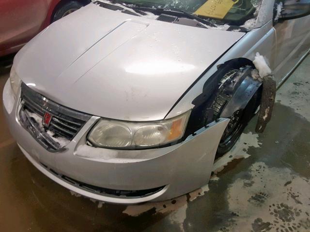 1G8AJ55F16Z151455 - 2006 SATURN ION LEVEL SILVER photo 9