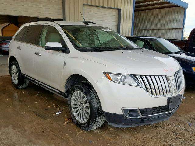 2LMDJ6JK2FBL27315 - 2015 LINCOLN MKX WHITE photo 1