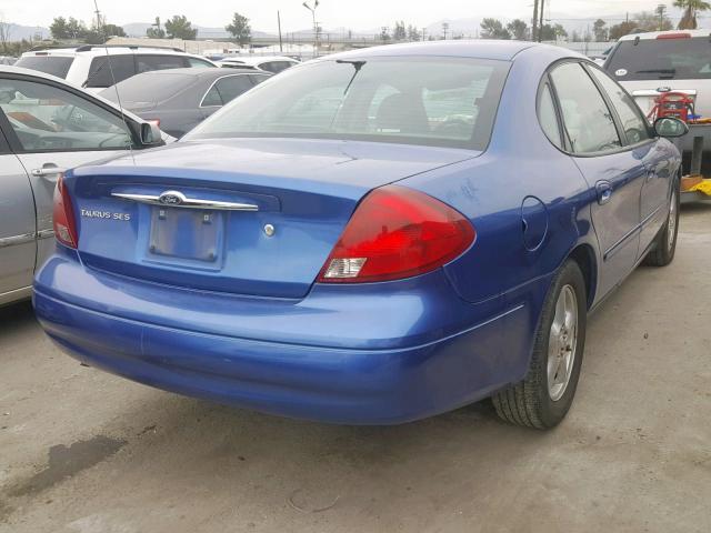 1FAFP55U23A142241 - 2003 FORD TAURUS SES BLUE photo 4