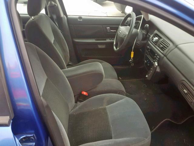 1FAFP55U23A142241 - 2003 FORD TAURUS SES BLUE photo 5