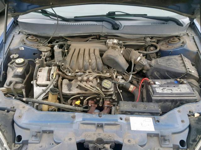 1FAFP55U23A142241 - 2003 FORD TAURUS SES BLUE photo 7