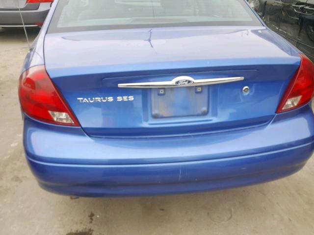 1FAFP55U23A142241 - 2003 FORD TAURUS SES BLUE photo 9