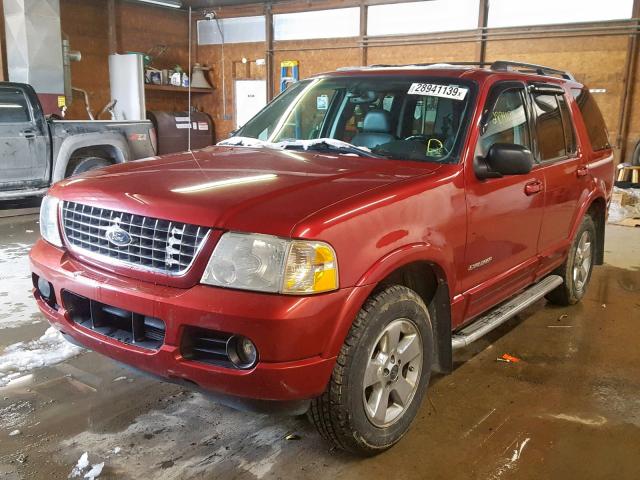 1FMDU75W14UB08505 - 2004 FORD EXPLORER L RED photo 2