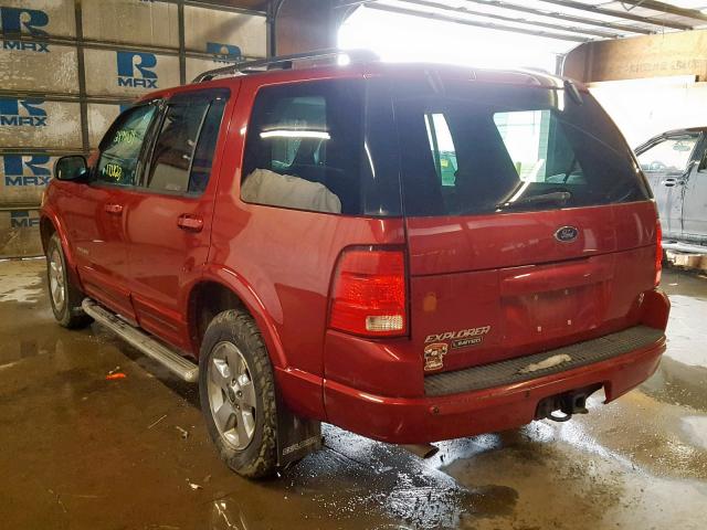 1FMDU75W14UB08505 - 2004 FORD EXPLORER L RED photo 3