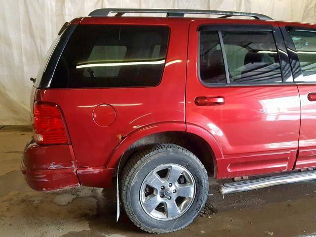 1FMDU75W14UB08505 - 2004 FORD EXPLORER L RED photo 9