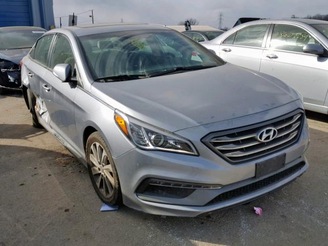 5NPE34AF2FH045928 - 2015 HYUNDAI SONATA SPO GRAY photo 1