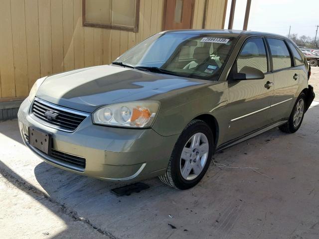 1G1ZT61836F237148 - 2006 CHEVROLET MALIBU MAX GREEN photo 2