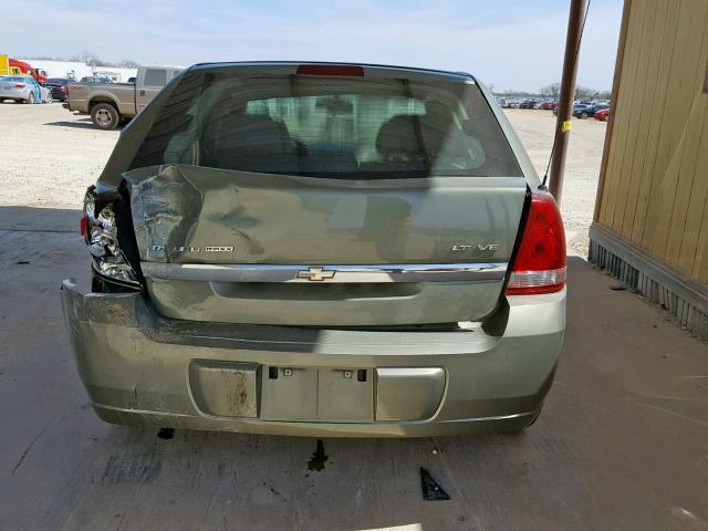 1G1ZT61836F237148 - 2006 CHEVROLET MALIBU MAX GREEN photo 9