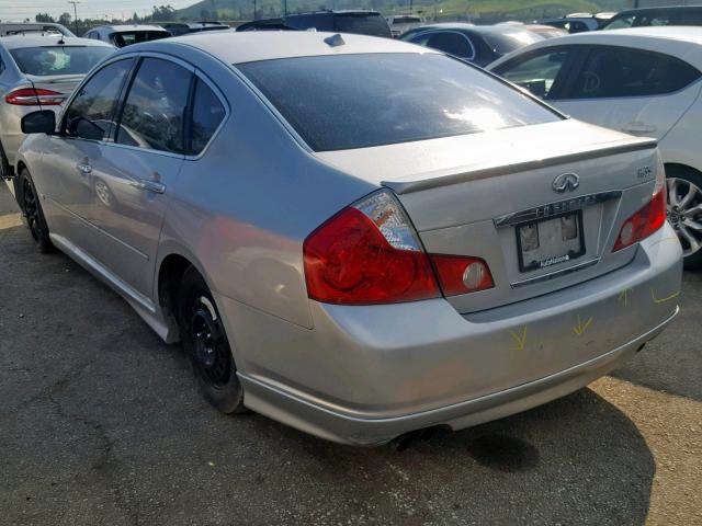 JNKAY01E57M300707 - 2007 INFINITI M35 BASE SILVER photo 3