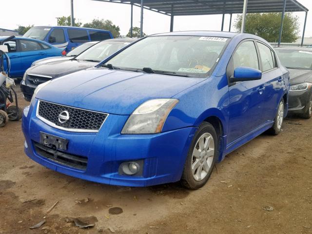 3N1AB6AP6BL615769 - 2011 NISSAN SENTRA 2.0 BLUE photo 2