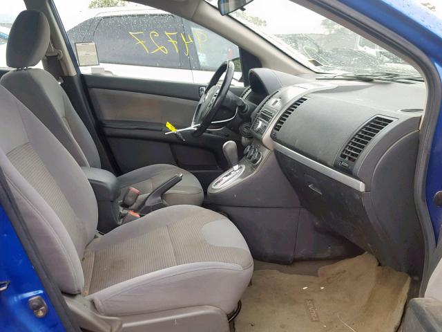 3N1AB6AP6BL615769 - 2011 NISSAN SENTRA 2.0 BLUE photo 5