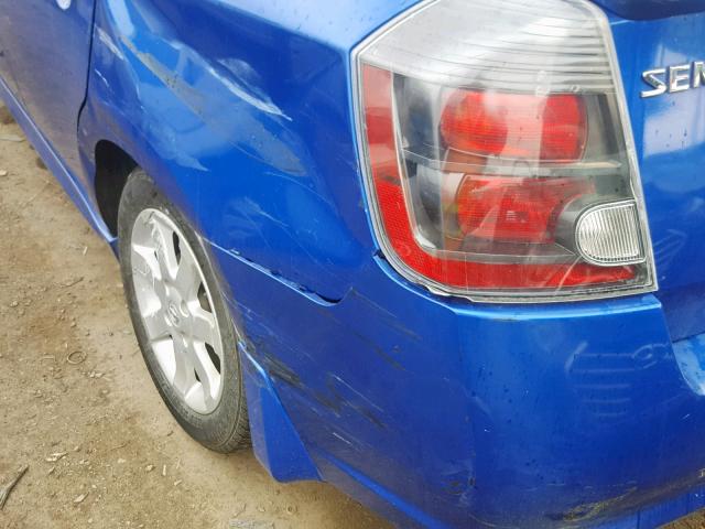 3N1AB6AP6BL615769 - 2011 NISSAN SENTRA 2.0 BLUE photo 9