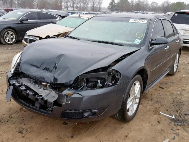 2G1WC5E37D1230770 - 2013 CHEVROLET IMPALA LTZ GRAY photo 2