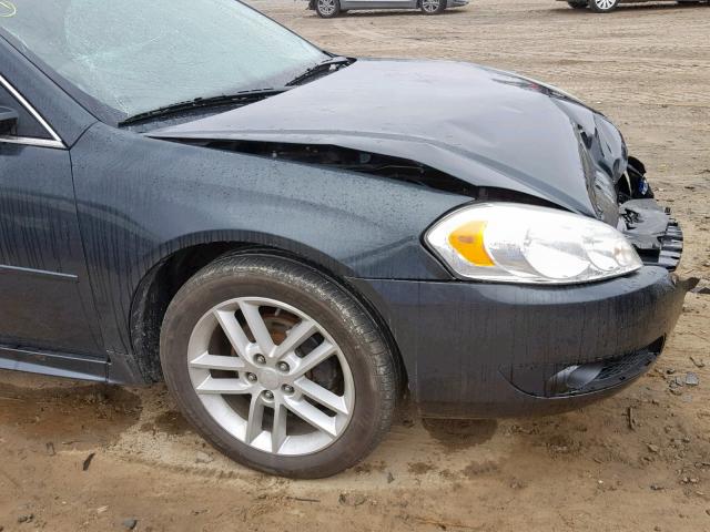 2G1WC5E37D1230770 - 2013 CHEVROLET IMPALA LTZ GRAY photo 9