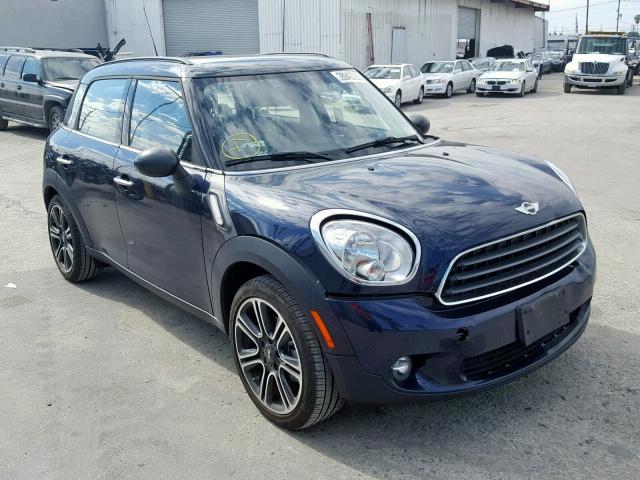 WMWZB3C57EWR40338 - 2014 MINI COOPER COU BLUE photo 1