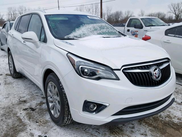 LRBFXCSAXKD005584 - 2019 BUICK ENVISION E WHITE photo 1