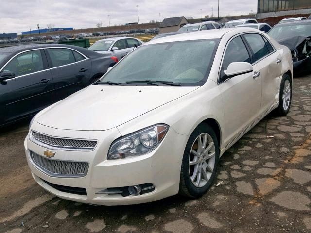 1G1ZE5E72A4154577 - 2010 CHEVROLET MALIBU LTZ კრემისფერი ფოტო 2