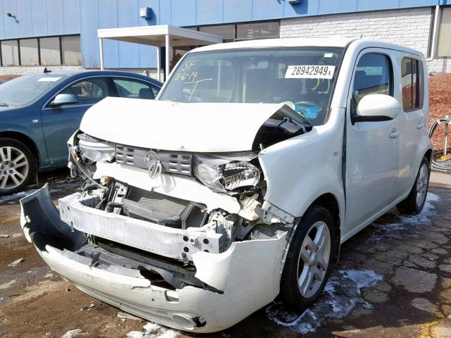 JN8AZ2KR4BT214173 - 2011 NISSAN CUBE BASE WHITE photo 2