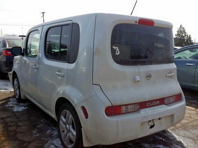 JN8AZ2KR4BT214173 - 2011 NISSAN CUBE BASE WHITE photo 3