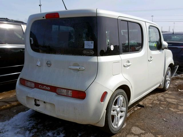 JN8AZ2KR4BT214173 - 2011 NISSAN CUBE BASE WHITE photo 4