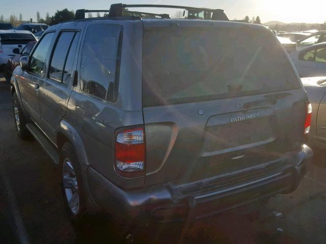 JN8DR09Y13W830069 - 2003 NISSAN PATHFINDER CHARCOAL photo 3